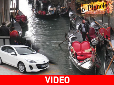 Τα παρασκήνια από την παρουσίαση του Mazda 3 στη Βενετία